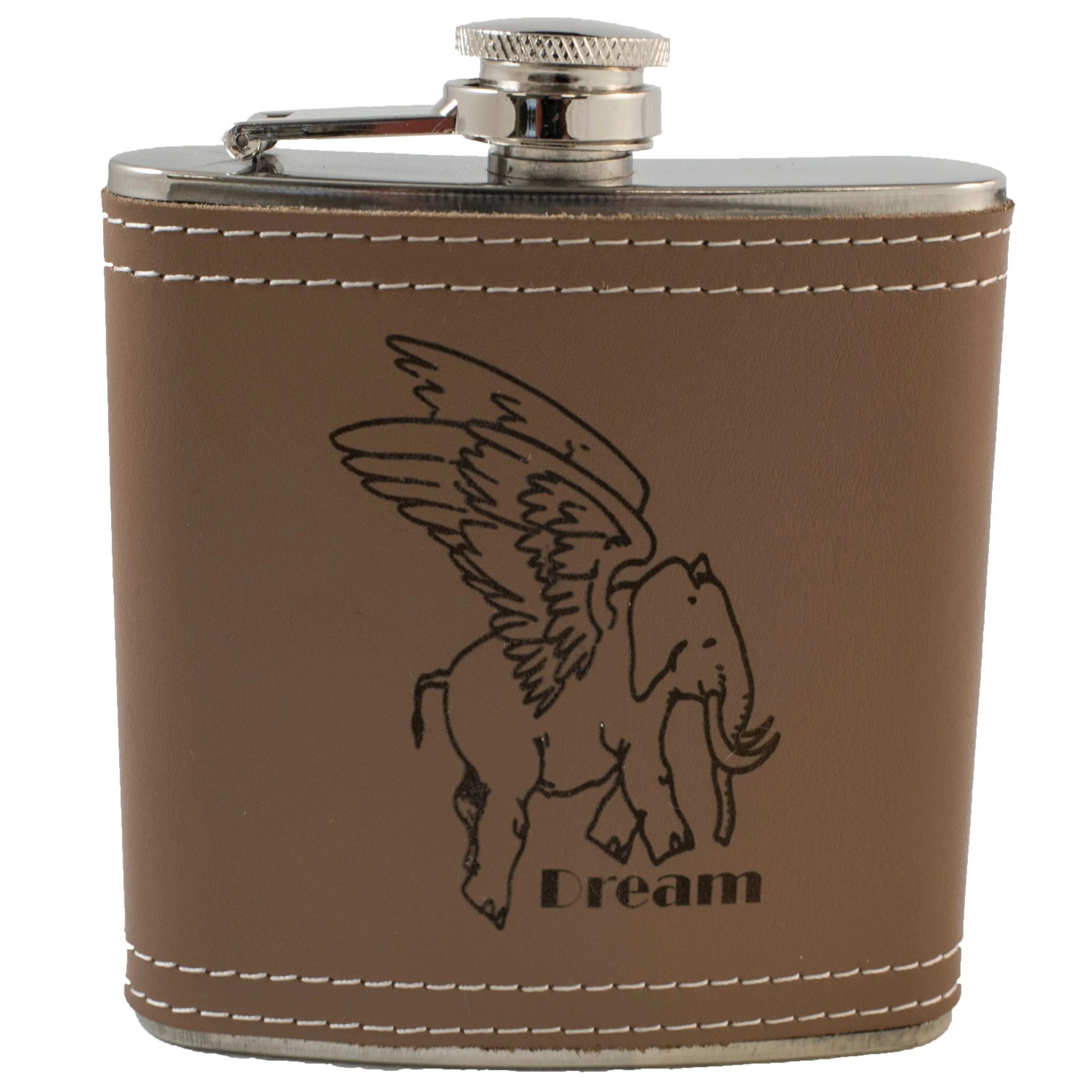 6oz Flying Elephant Flask