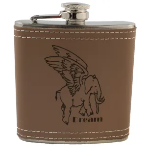 6oz Flying Elephant Flask