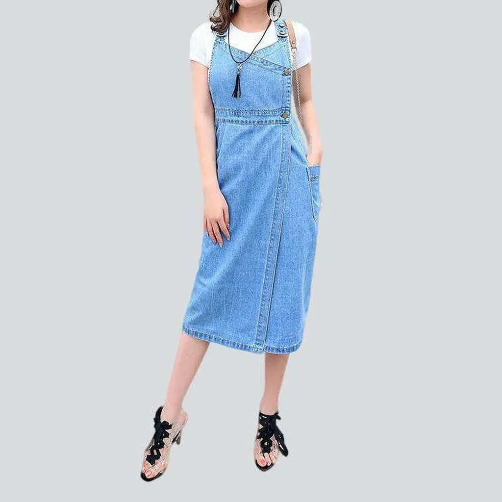 90s pencil denim dress