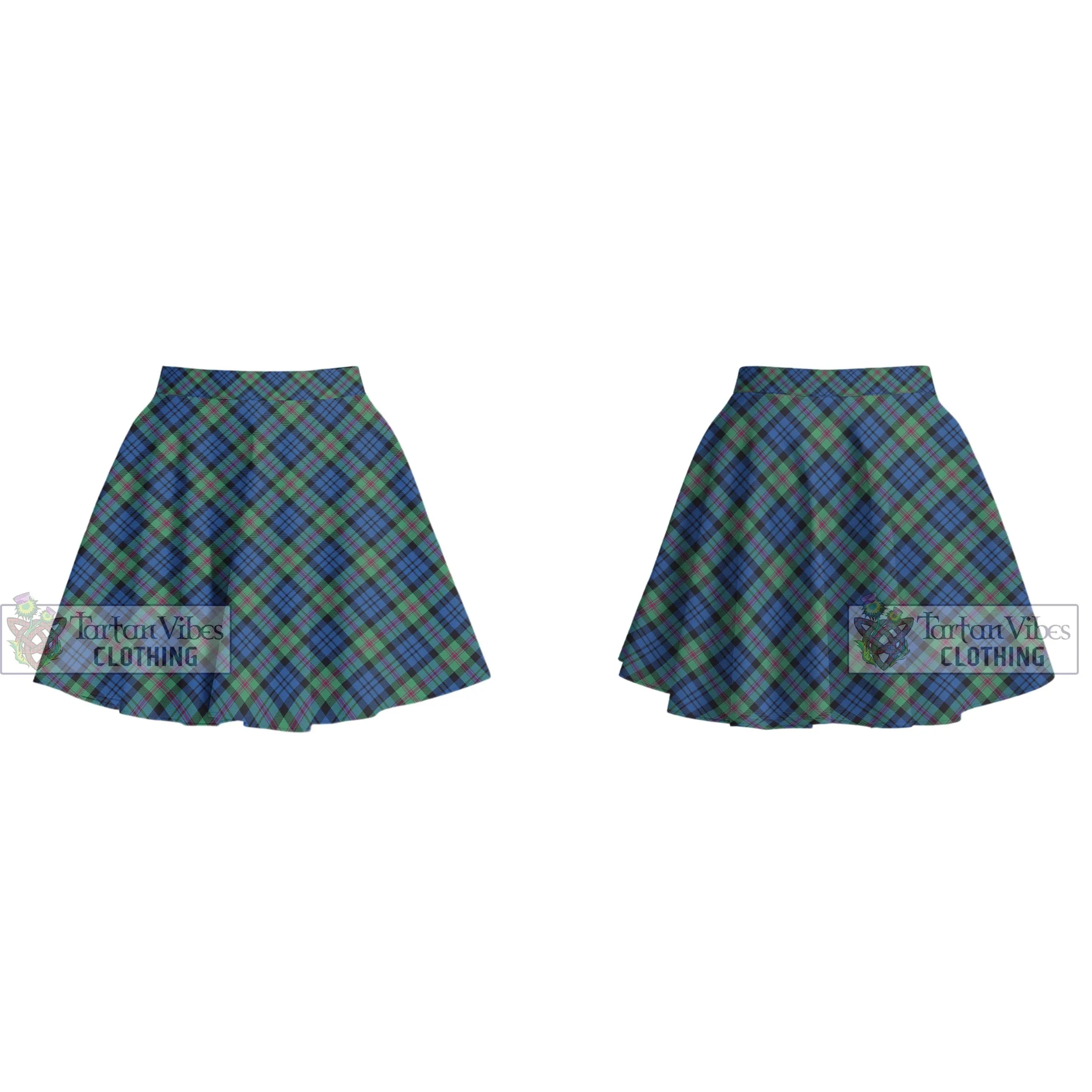 Baird Ancient Tartan Women's Plated Mini Skirt