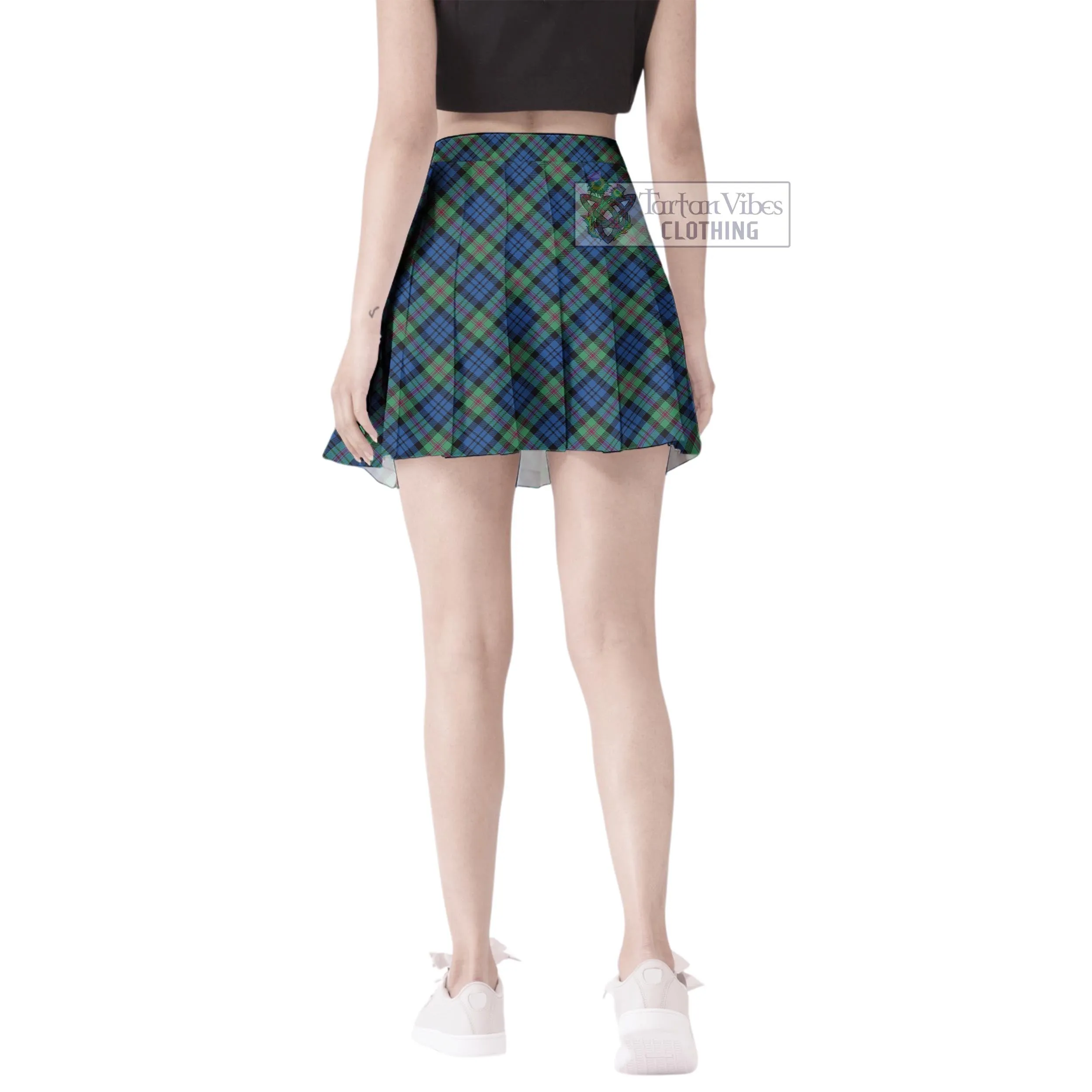 Baird Ancient Tartan Women's Plated Mini Skirt