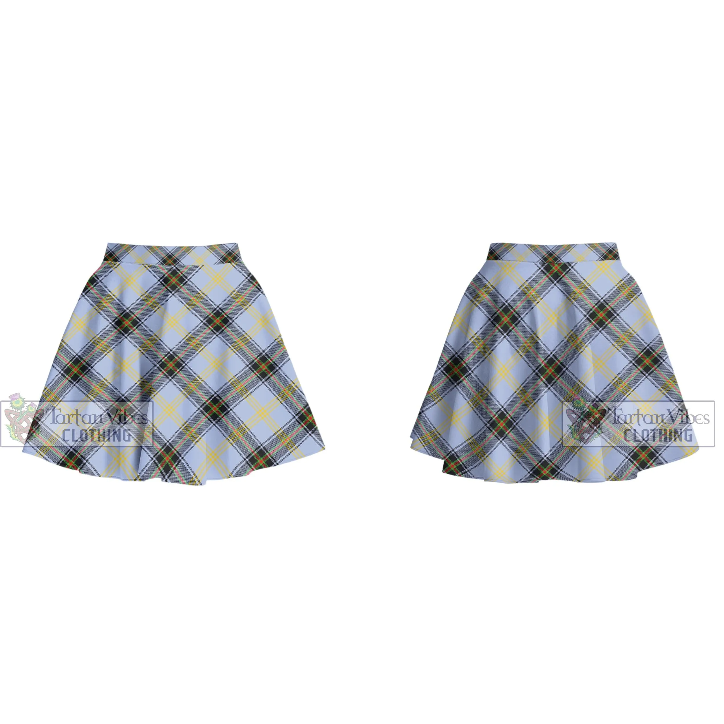 Bell Tartan Women's Plated Mini Skirt