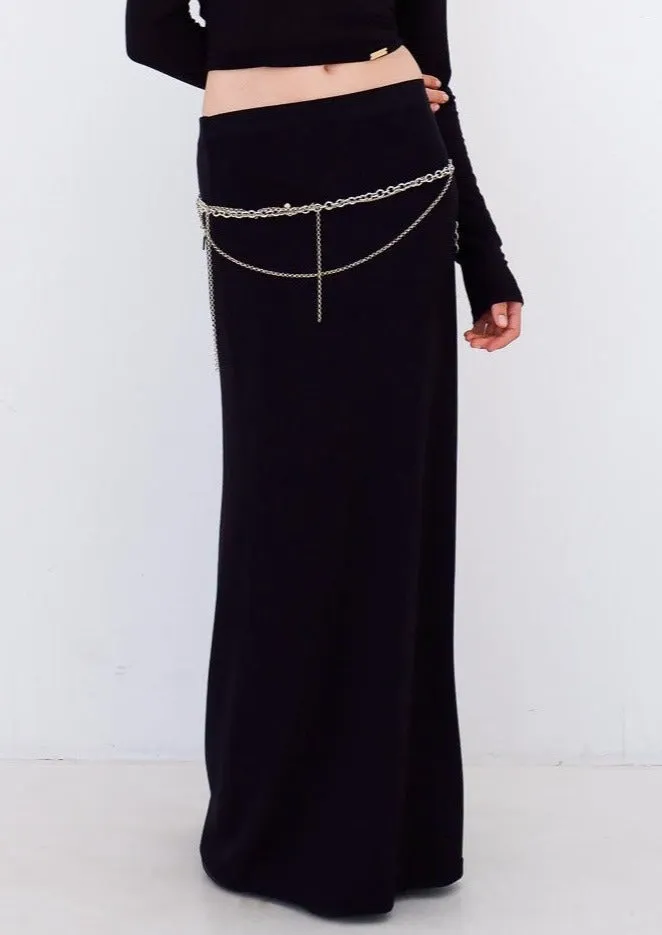 Bella stretch maxi skirt