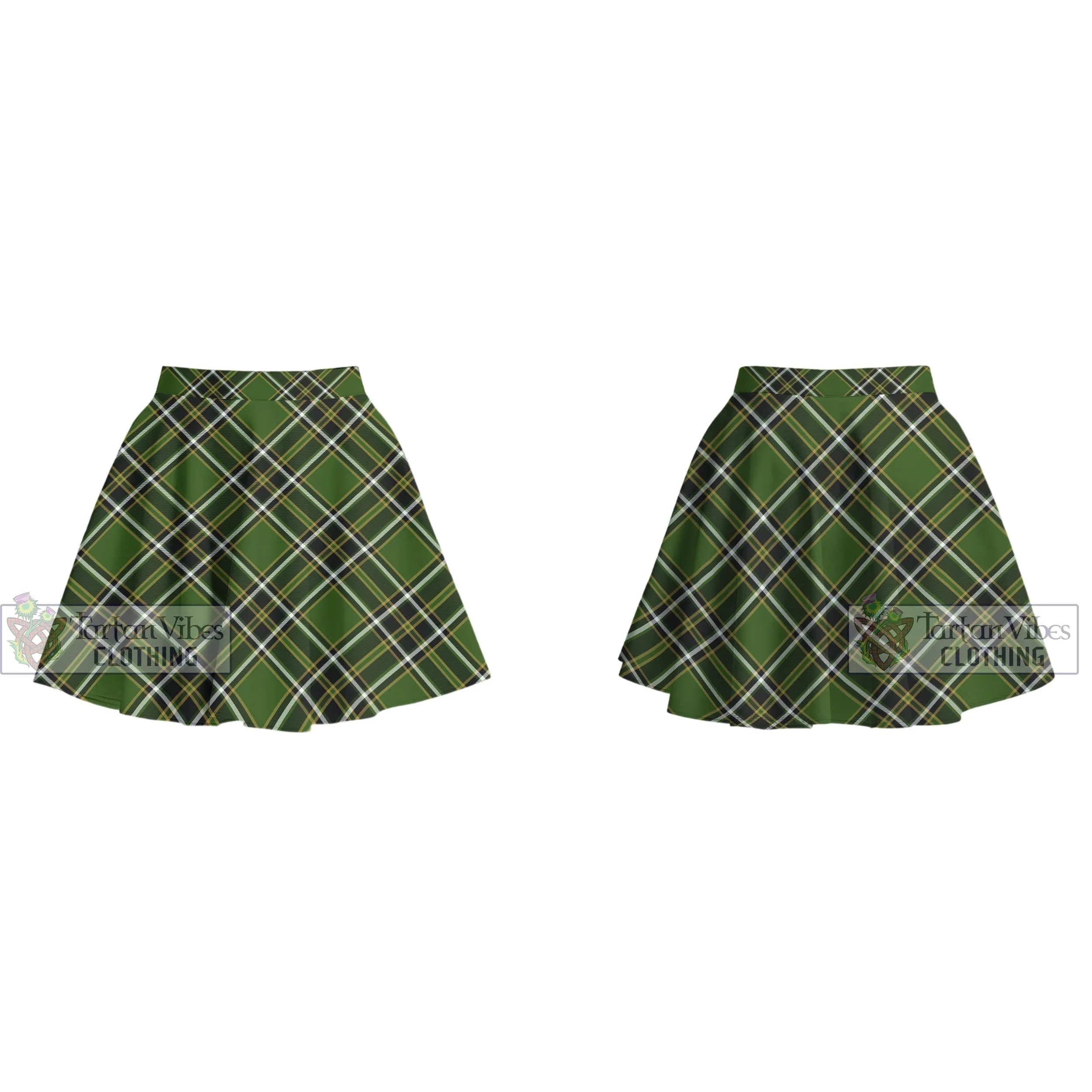 Birmingham Tartan Women's Plated Mini Skirt