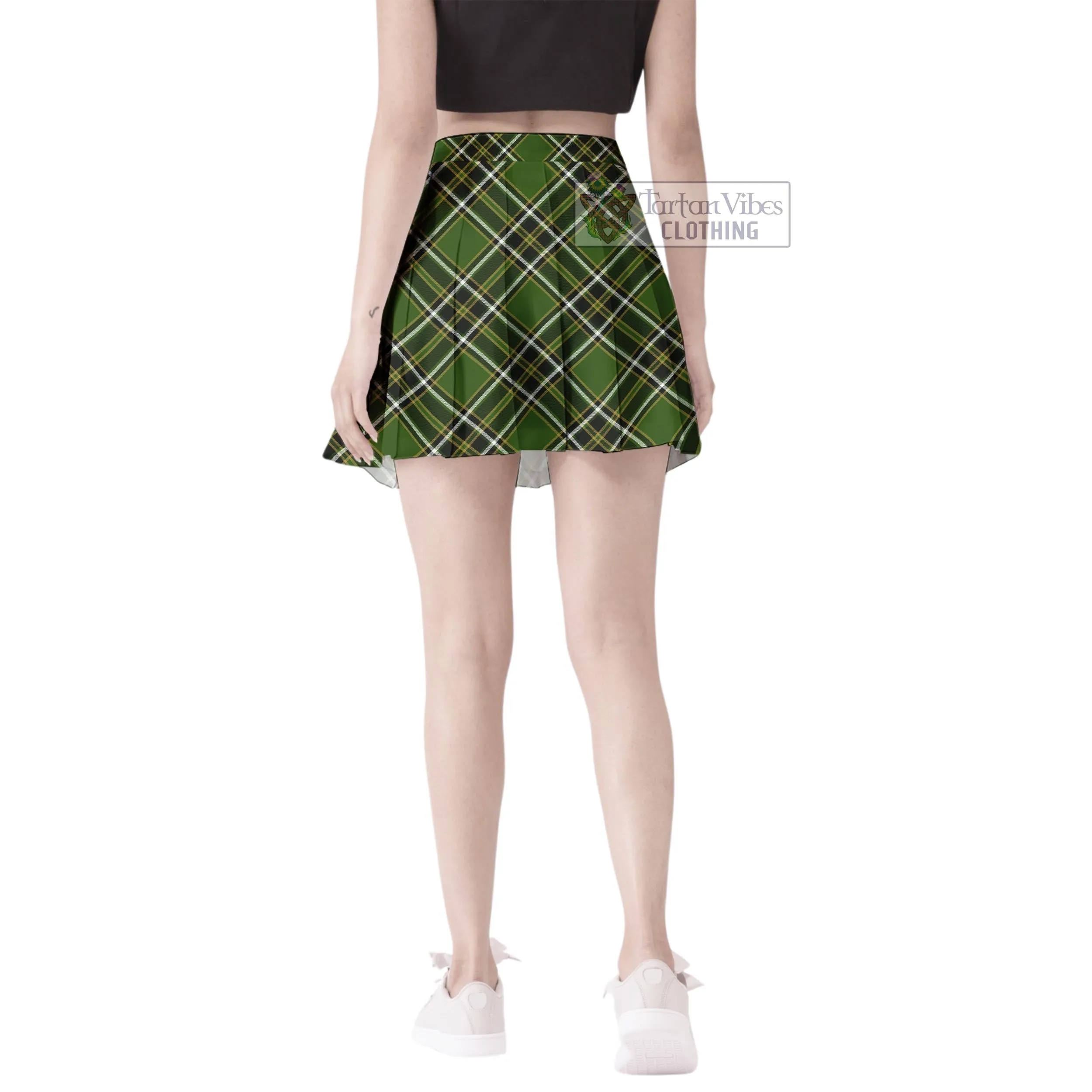 Birmingham Tartan Women's Plated Mini Skirt