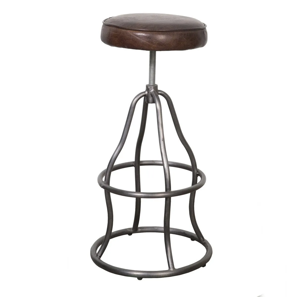 Bowie Bar Stool - Vintage Brown Leather