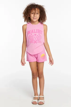 CHA Pink Malibu Tennis Tank