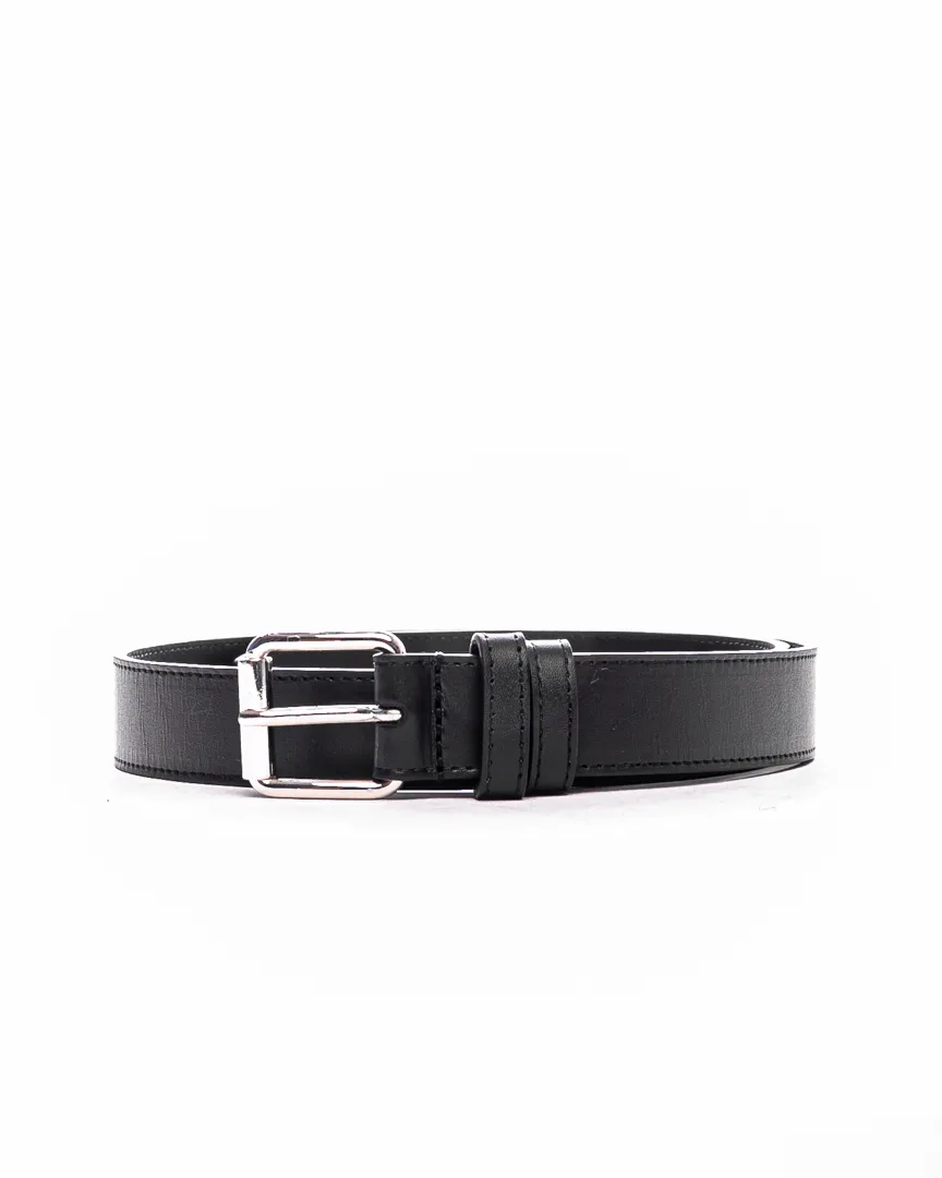 Classic Leather Line Belt Black