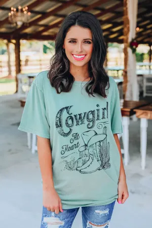 Cowgirl At Heart Vintage Graphic Tee