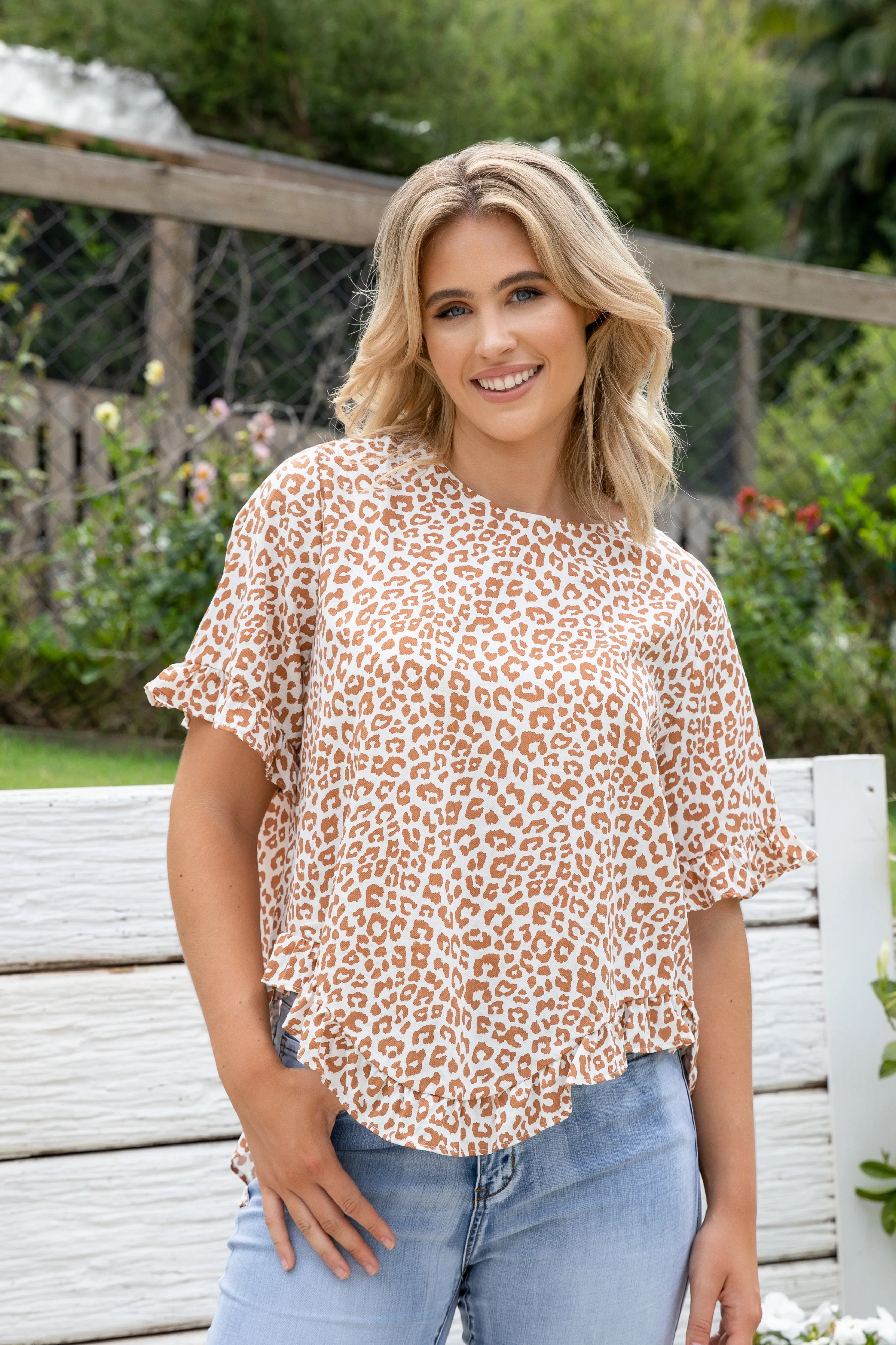 Element Top | Cyprus Leopard | FINAL SALE