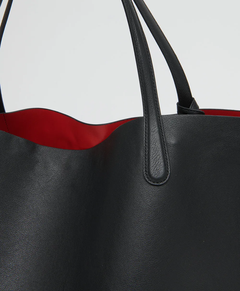 Everyday Soft Tote - Black/Flamma