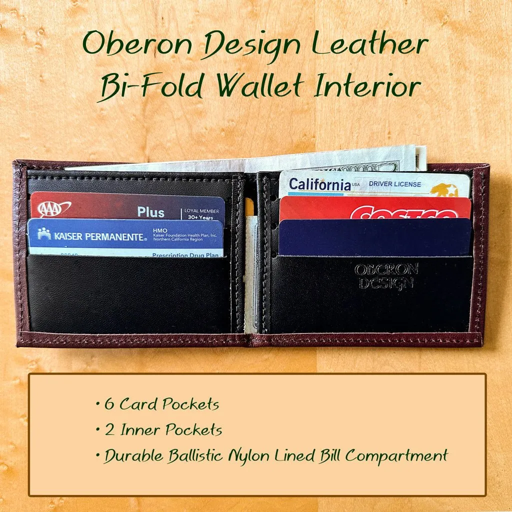 Glazed Bison Bi-Fold Wallet