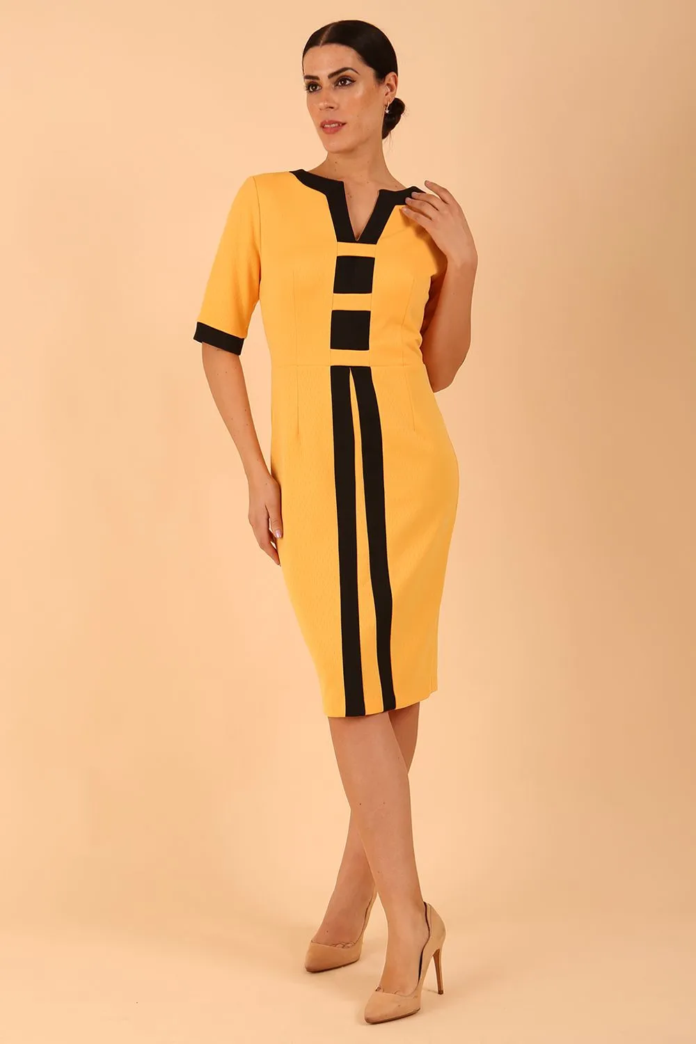 Goggle Pencil Dress