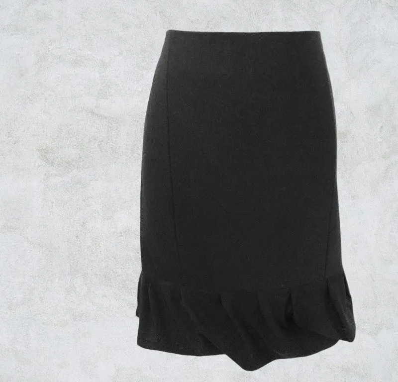 Joseph Black Puffball Pencil Mini Skirt UK 14 US 10 EU 42