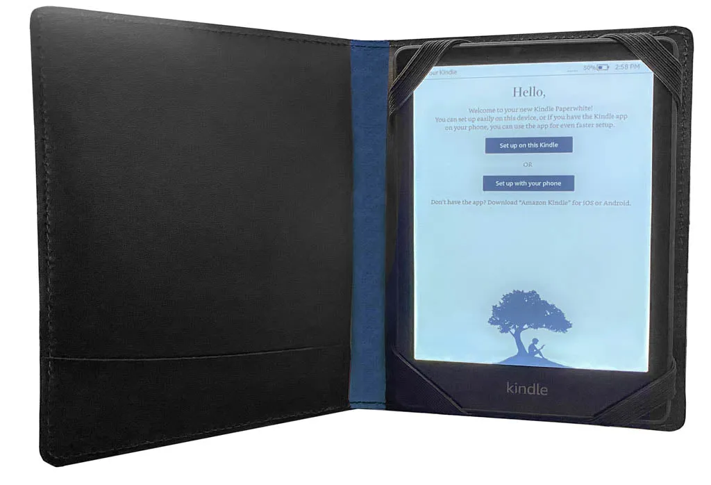 Leather Cover for Kindle e-Readers, Da Vinci