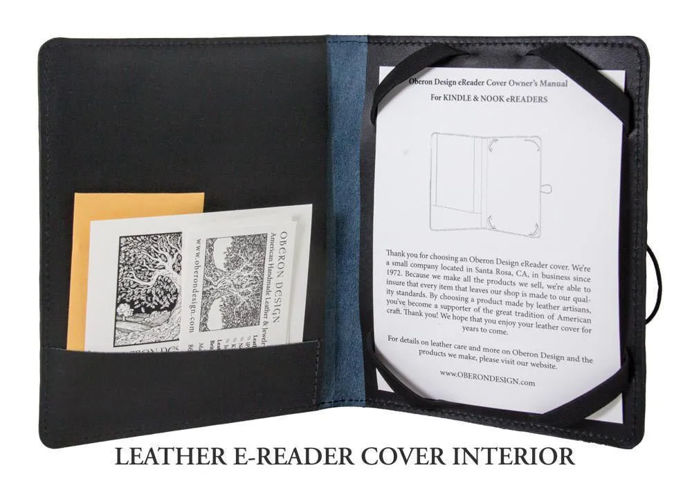 Leather Cover for Kindle e-Readers, Da Vinci