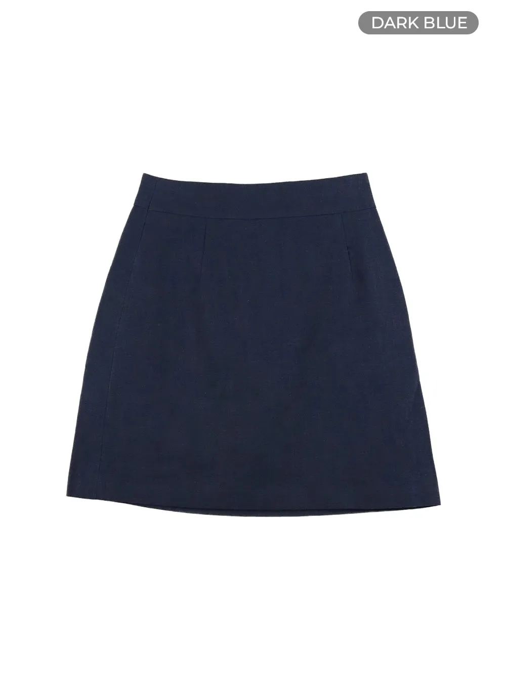 Linen Mini Skirt OY413