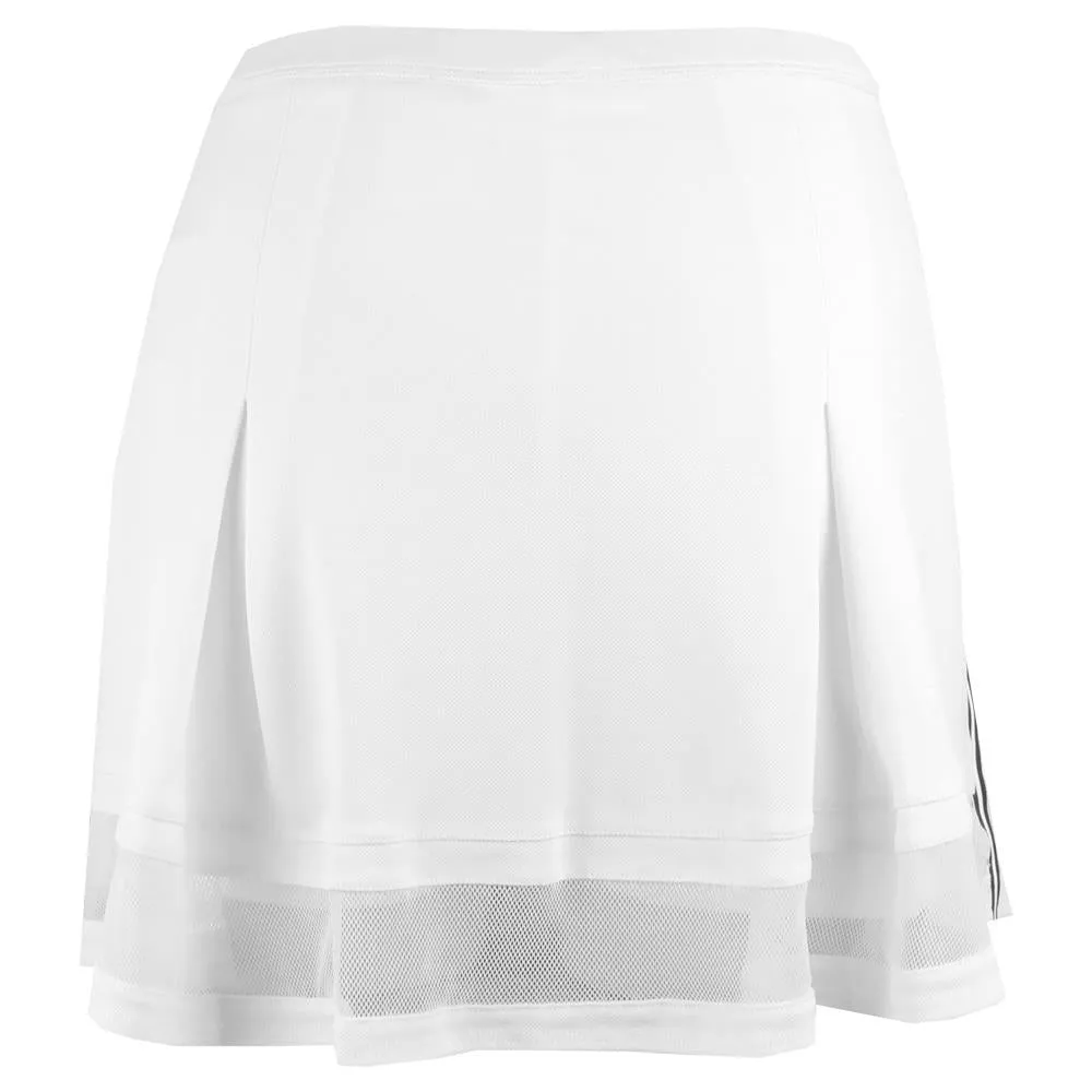 Lucky In Love Women's Essentials High Waist Premier Skirt - White