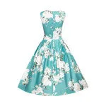 Mint Floral Dress