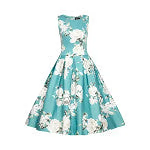 Mint Floral Dress