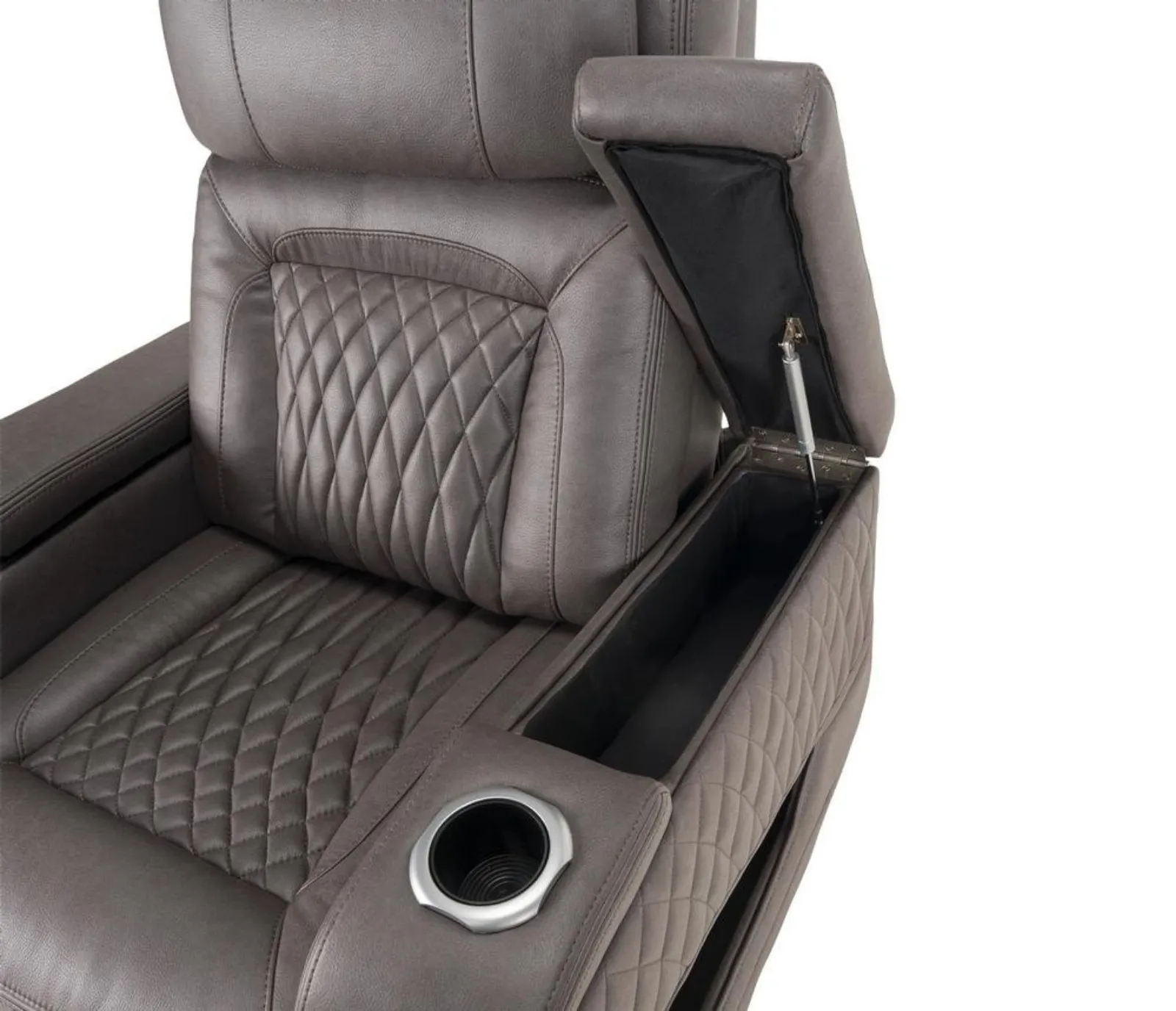 Monza Chair - Triple Power & Massage - Grey Fabric