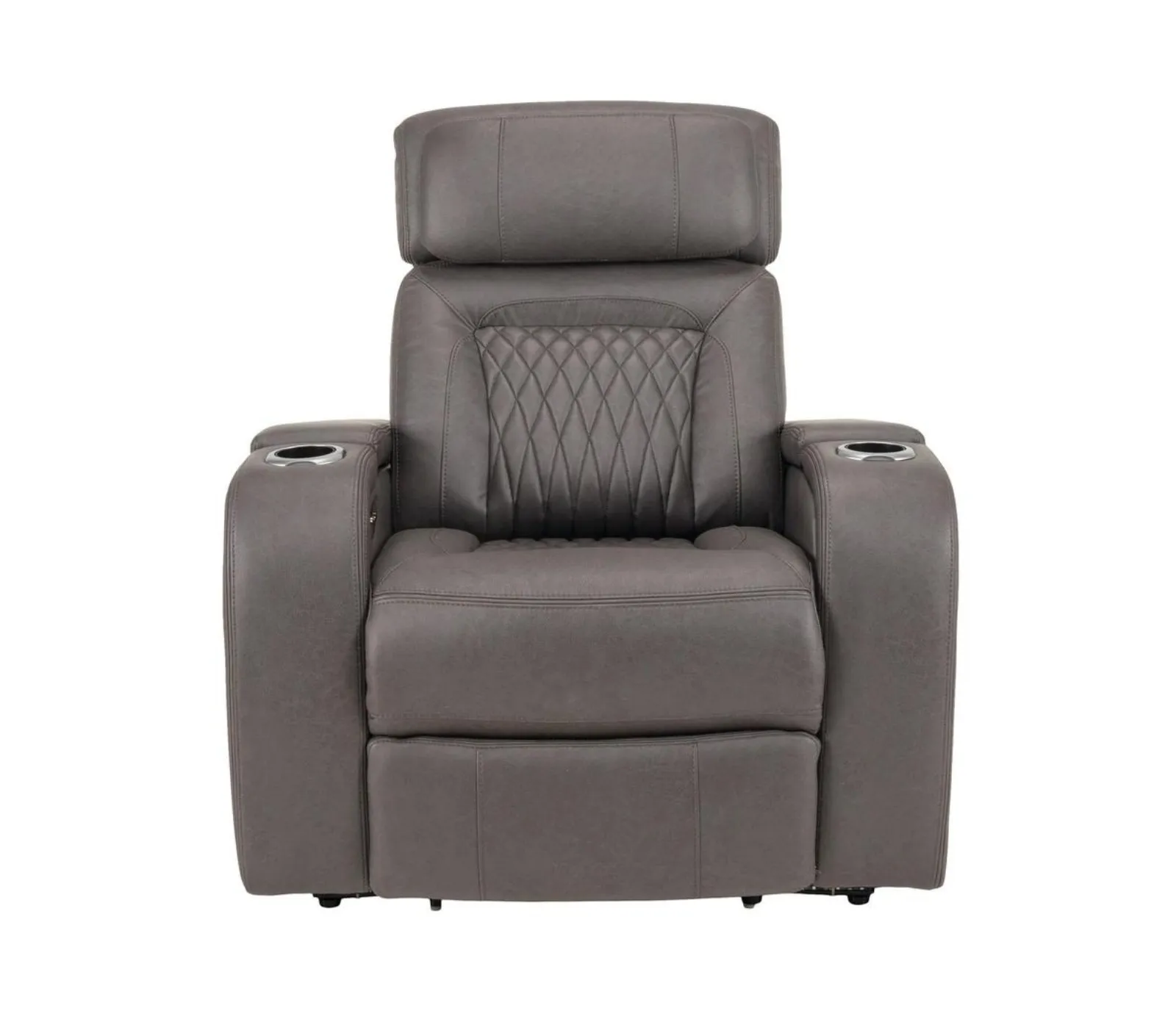 Monza Chair - Triple Power & Massage - Grey Fabric