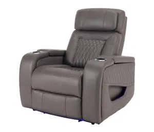 Monza Chair - Triple Power & Massage - Grey Fabric