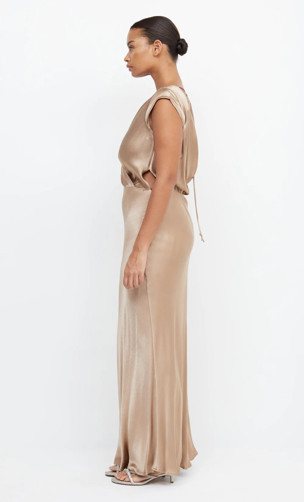 MOON DANCE MAXI DRESS - GOLDEN