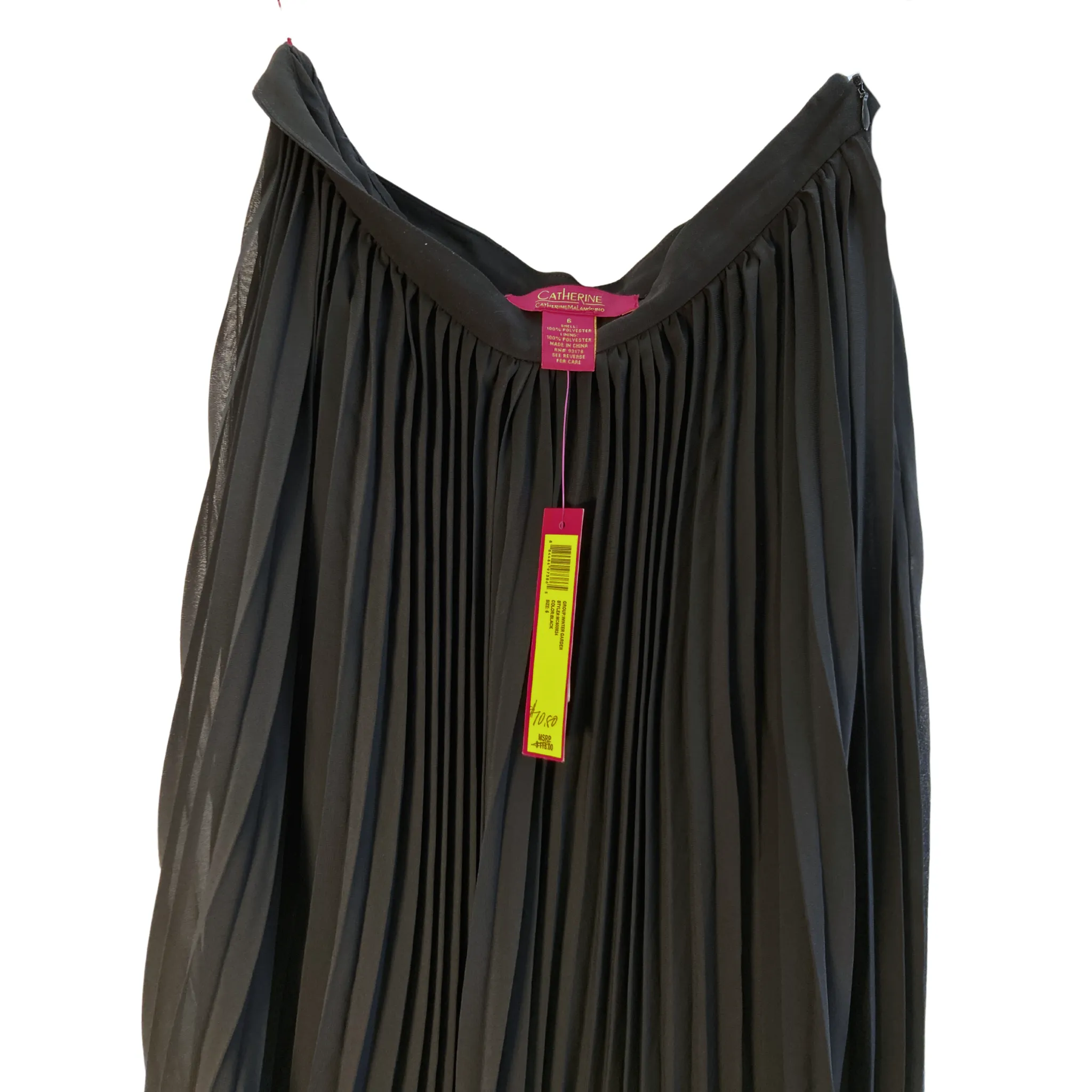 Pleated Black Skirt (M)