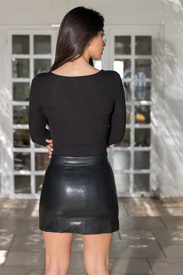 Queencii – Ally Skirt Black