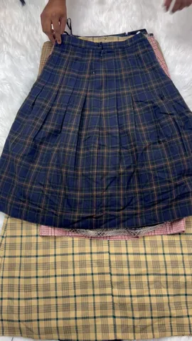 Retro Check Flair Tartan Skirts - 9 Pieces ( BC-91 )