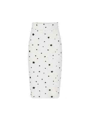 Stars All Over Slim Fit Tube Skirt