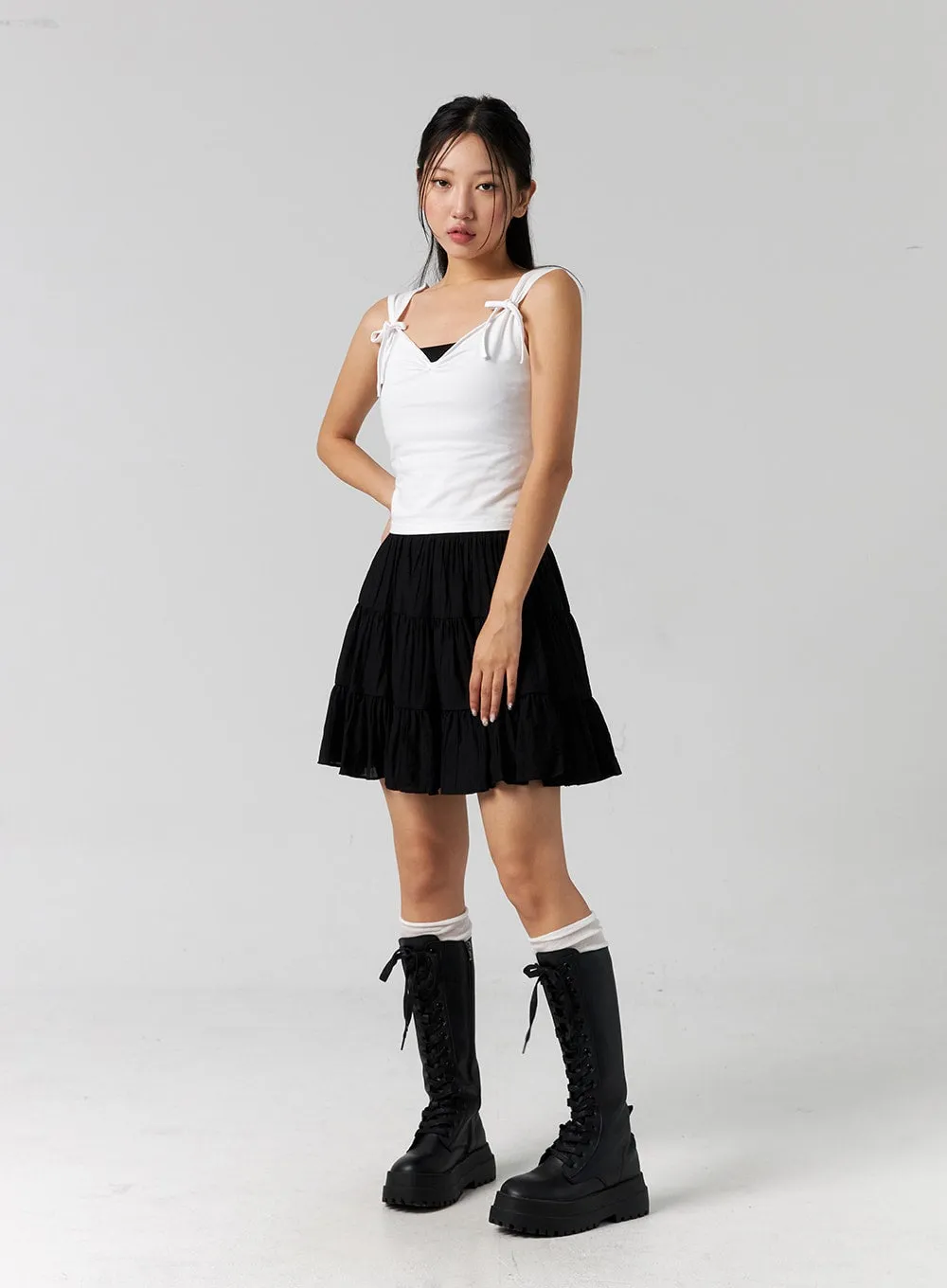 Tiered Mini Skirt CG303