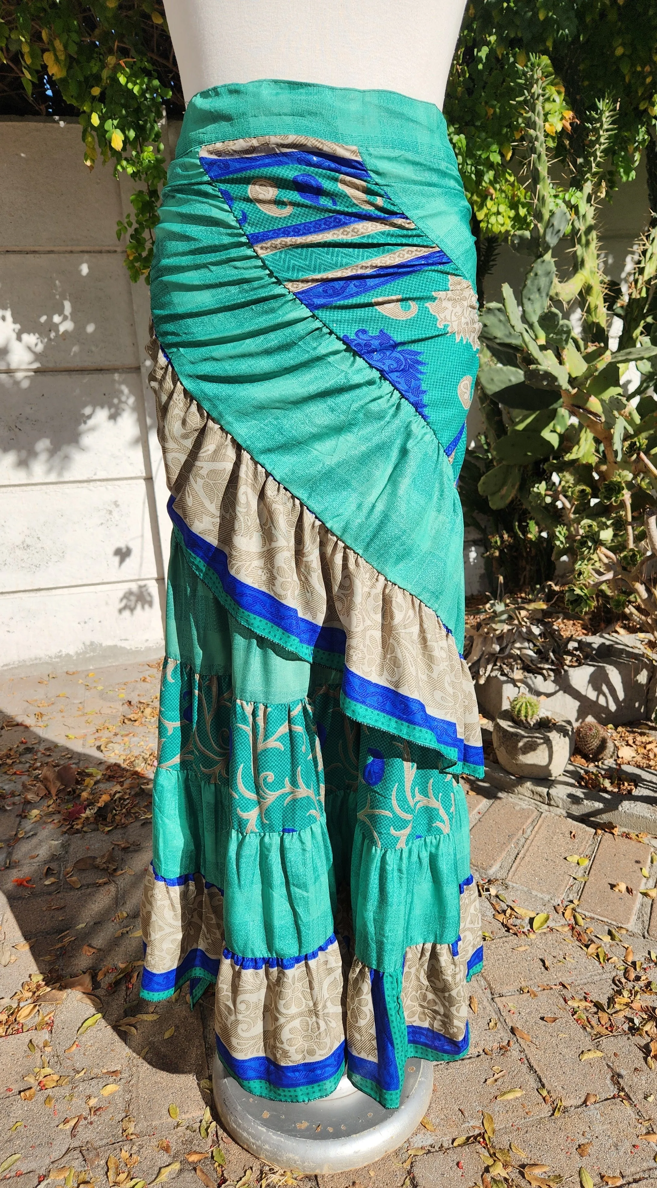 Vintage Silk Gypsy Skirts