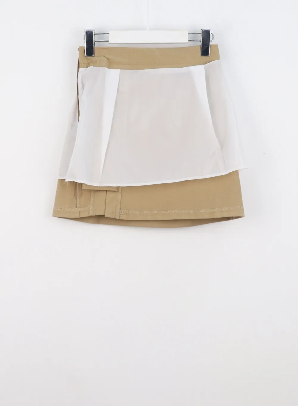 X Strap Mini Skirt IS321