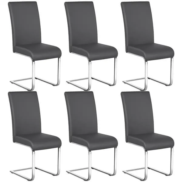 Yaheetech 6PCS Dining Chairs Modern Kitchen Chairs